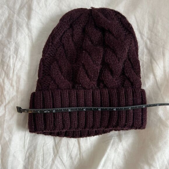 Soia & Kyo Burgundy/Purple Beanie - Picture 3 of 7
